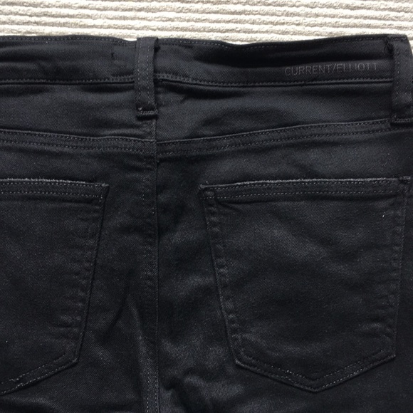 Current Elliott black denim - Picture 3 of 4